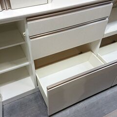 松田家具｜バッハ｜1800マルチ｜モイス付｜キッチンボード｜食器棚
