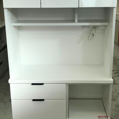 新入荷！！　ニトリ　キッチンボード　食器棚　ホワイト　 幅(W)...