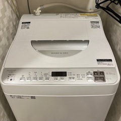 ♦️EJ2325番　SHARP 電気洗濯乾燥機  【2021年製 】