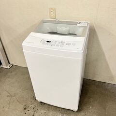 14943 NITORI 一人暮らし洗濯機 ガラストップ 2019年製 6.0kg ◇大阪市 