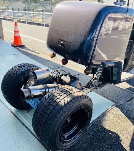 現金取引■ホンダ◆ミニカー★ジャイロ2サイクル★  ★フロントディスクブレーキ★  ★リアロングスイングアーム★  ★テールレンズ、ウインカー交換★ 値下交渉可□ホンダ◇ミニカー☆ジャイロ2サイクル フロントディスク