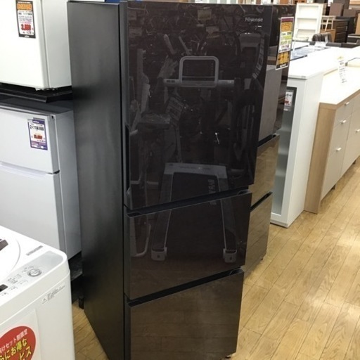 #K-77【ご来店頂ける方限定】Hisenseの3ドア冷凍冷蔵庫です