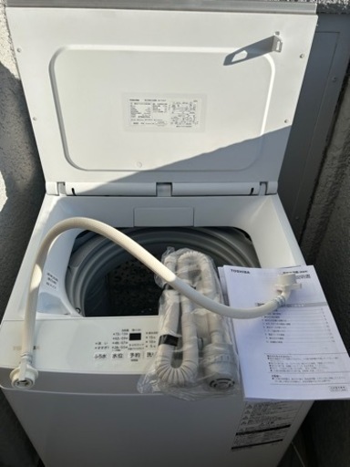 2022年東芝 全自動洗濯機 10kg ピュアホワイト AW-10M7(W) 大容量 まとめ洗い ガラストップ 毛布洗い パワフル 水流 槽洗浄・槽乾燥 縦型
