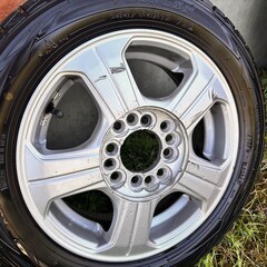 スタッドレスタイヤ 155/65 R13 4本＋13インチ4つ穴 アルミホイール＋薄型