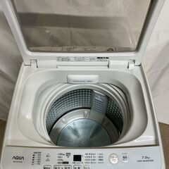 北見市発】アクア AQUA 全自動電気洗濯機 AQW-GV70H 2020年製 (E2191wY)