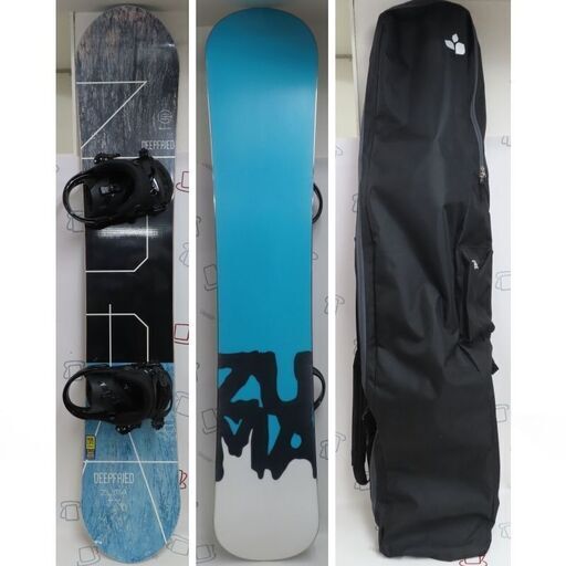 ♪ZUMA スノーボードDEEPFRIED 151 + SALOMON RHYTHM バインディング  