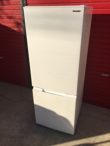 シャープSHARP 179L2ドア冷蔵庫　つけかえどっちもドア　SJ-D18G-W 2021年製