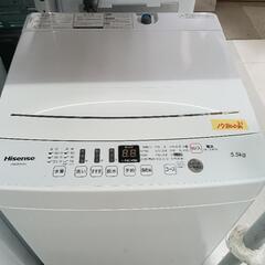 配送可【Hisense】5.5k洗濯機★2021年製　クリーニン...