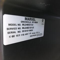 マーベル ワインセラー ワインキャビネット  ML24BCG1LS