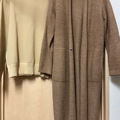 ユニクロUNIQLO ニット（セーター）、　コート