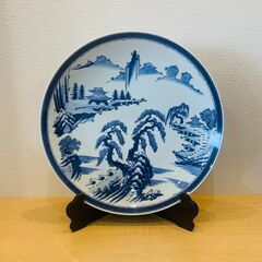 有田焼 青磁 特大皿 まとめて14枚 業務用 山徳