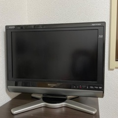 【無料で譲ります】テレビ液晶テレビ（SHARP20インチ）