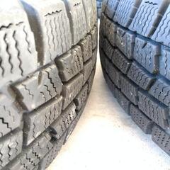 残溝あります！MRワゴン（モコ）に付いてたスタッドレスタイヤホイールセット