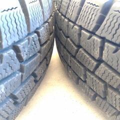 残溝あります！MRワゴン（モコ）に付いてたスタッドレスタイヤホイールセット