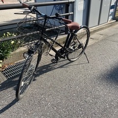 綺麗な自転車変速あり