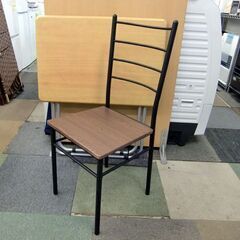 ☆ダイニングテーブルセット 2人掛け 幅750mm 奥行750mm 高さ760mm 椅子2脚付き 食卓テーブル ダークブラウン 札幌 北20条店