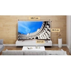 【TCL】49インチ 液晶テレビ FHD 曲面ディスプレイ