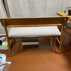 unico木製長椅子、椅子