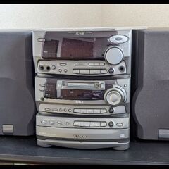 ★KENWOOD★CD／MDコンポ★デッキ★録音機能付き★