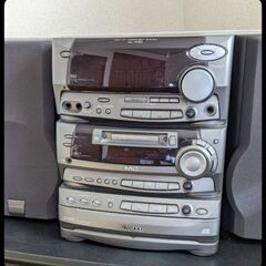 ★KENWOOD★CD／MDコンポ★デッキ★録音機能付き★