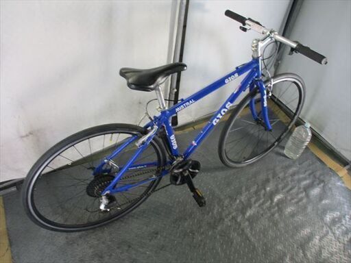 D158☆25800円☆整備済み スポーツ中古自転車 GIOS MISTRAL ブルー 3×8
