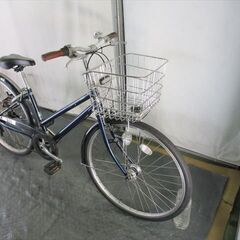 Ｄ161　★限定特価　整備済み★ブリヂストン　サブナードスポーツ　ネイビー　アルミ★ 中古自転車 【26インチ　】 (*^▽^*)