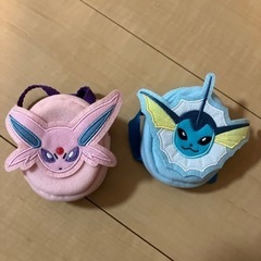 ポケモン エーフィ シャワーズ ミニリュック型ポーチ