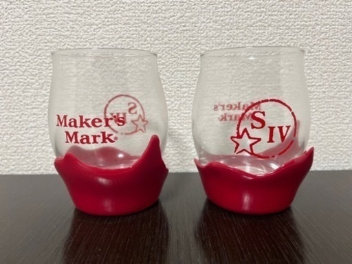 【未使用】メーカーズマーク　グラス　専用コースター付き☆