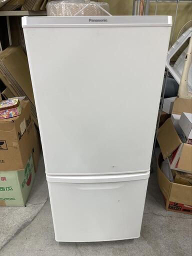 【SJ157】Panasonic 2ドア冷凍冷蔵庫　138L　カラー:マットバニラホワイト☆美品☆