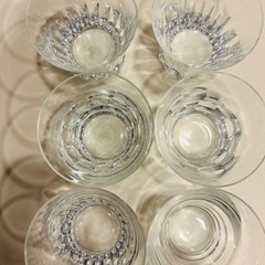 バカラ　グラス6個セット