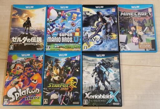 お得！WiiU 32GB ゼルダ無双付き WiiU 32GB+ソフト7本のセット - Wii