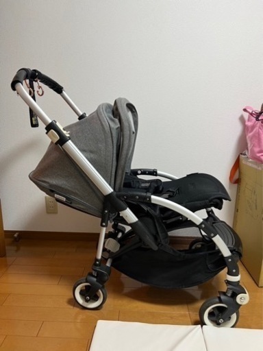 Bugaboo Bee6(バガブービー6)ベビーカー ホワイト×ブラック ベビーカー
