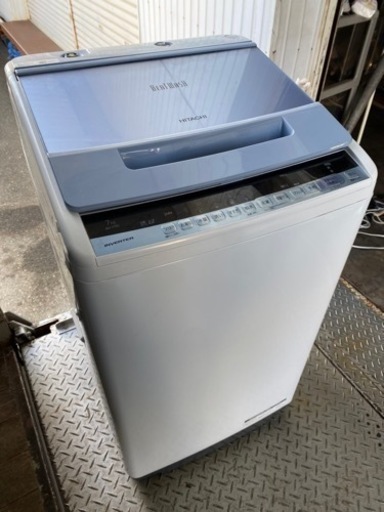 送料込 HITACHI BW-V70C 日立2019年製　ビートウォッシュ７kg洗濯機