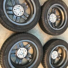 超お得22,900円！！ダイハツウェイク☆ミシュラン製スタッドレスタイヤアルミ4本セット