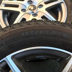 超お得22,900円！！ダイハツウェイク☆ミシュラン製スタッドレスタイヤアルミ4本セット