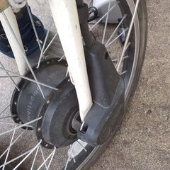 サンヨー　折りたたみ電動アシストハイブリットサイクル　エネループ　発電機能つき