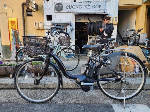 　電動自転車　ヤマハ　２６インチ　茶色　配達可能