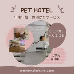小動物、爬虫類のペットホテルの画像