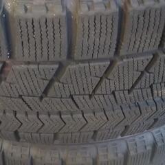 脱着工賃込み！195／65R15 ブリヂストン VRX スタッドレスタイヤ 社外アルミ4本セット！