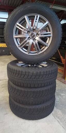 脱着工賃込み！195／65R15 ブリヂストン VRX スタッドレスタイヤ 社外