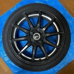 205/45R17 7J 48 タイヤホイール 4本セット