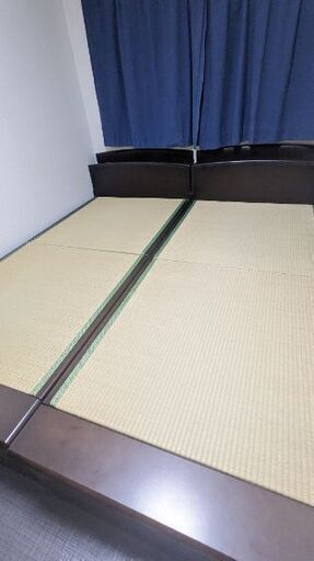 畳ベッド収納付き（シングルサイズ）２台セット