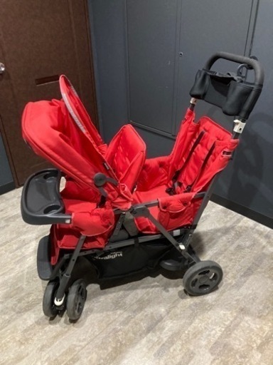 Joovy 2人乗りベビーカー  ジュービー カブース  縦型　双子　年子