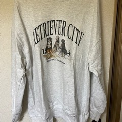 NUGU スウェット　RETRIEVER CITY 犬　　古着　...