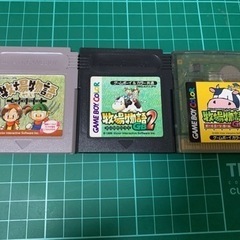 牧場物語セット　ゲームボーイカラー　中古品　ソフトのみ