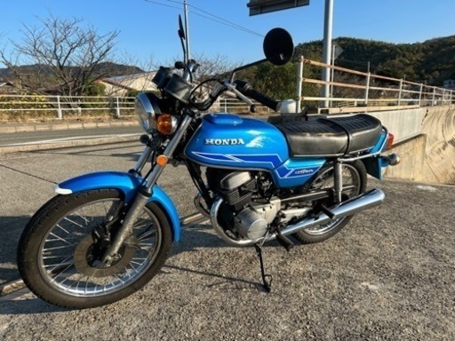 実働 125cc ホンダ ベンリイ CB125T-I 青 ブルー  1977年 実働 125cc ホンダ ベンリイ CB125T-I 青 ブルー 1977年 ホンダ CB125T