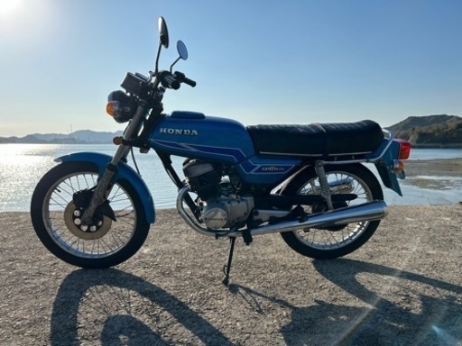 実働 125cc ホンダ ベンリイ CB125T-I 青 ブルー 1977年 HONDA CB125