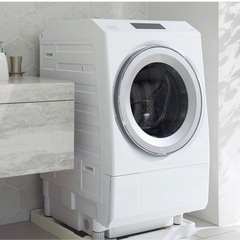 【ネット決済・配送可】TOSHIBA ドラム式洗濯機