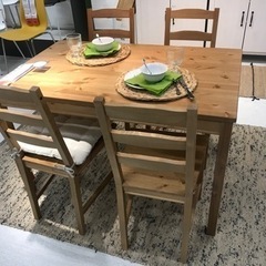 IKEA テーブル＆チェア2脚