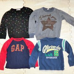 長袖Ｔシャツ４枚 セット まとめ 110センチGAP